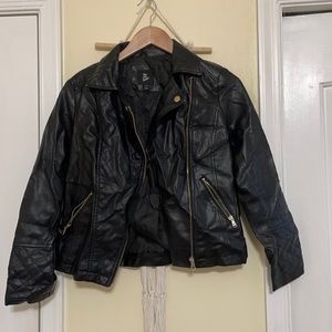 Faux leather jacket